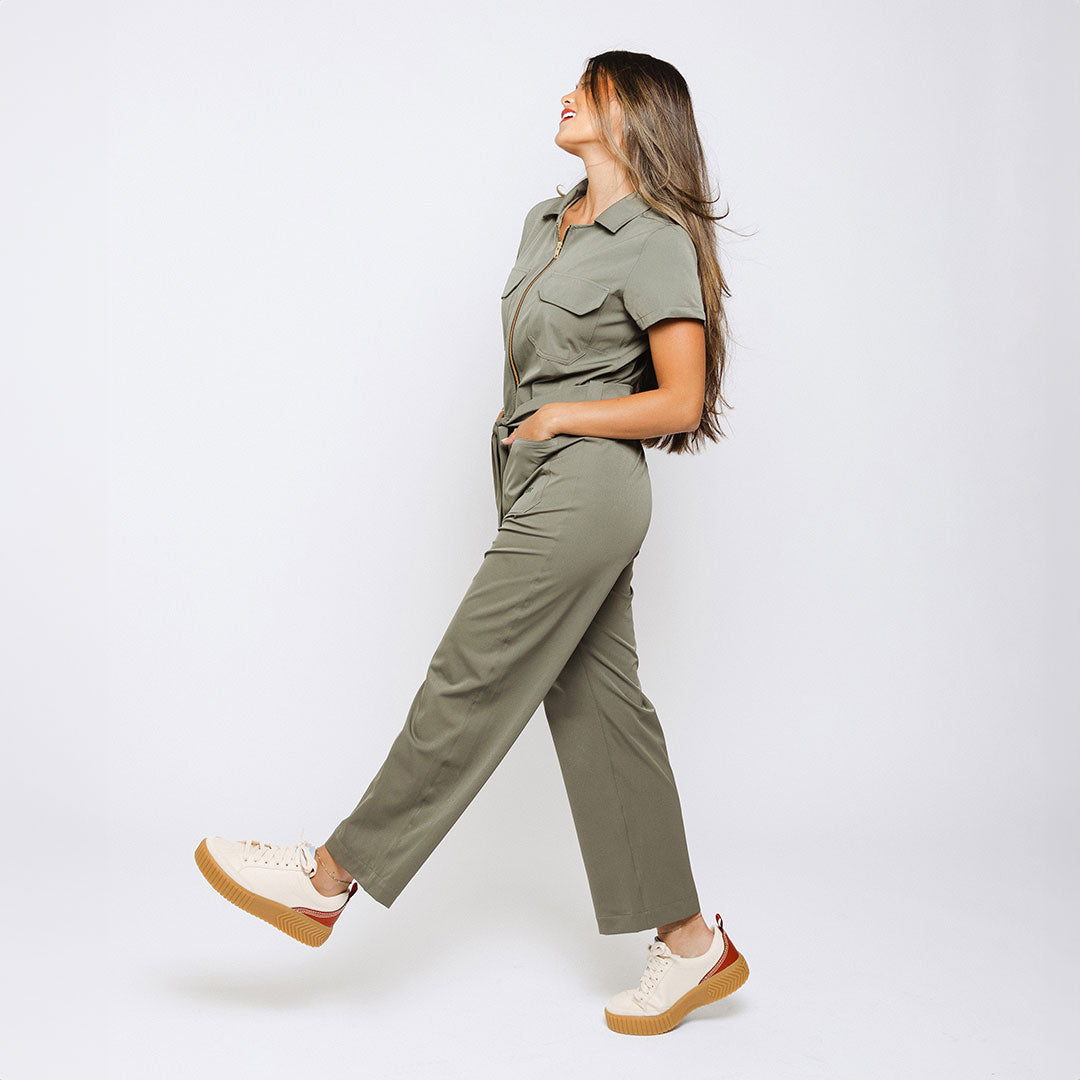 CITY ICON WOVEN JUMPSUIT