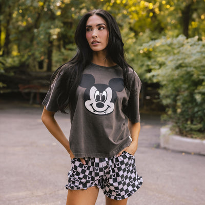Disney Mickey Vampire Perfect Tee, Charcoal