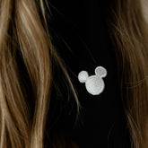 Disney Mickey Bow Scrunchie, Black