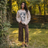 Disney Stealing Hearts Crew Sweatshirt, Natural