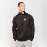 Utah Men's Oxford Zip-Up, Black Feather