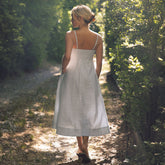 Martha Dress, Sage Seersucker