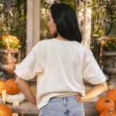 Perfect Bow Skull Tee, Natural