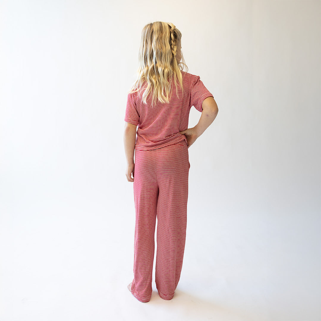 Mini Pajama Pants, Candy Cane Stripe - Albion Fit