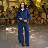 High Rise Barrel Pants, Corduroy