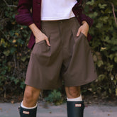 Paige Bermuda Shorts, Coffee