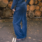 Canyon Fleece Slip On Trouser, Navy