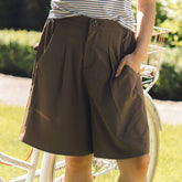 Paige Bermuda Shorts, Coffee