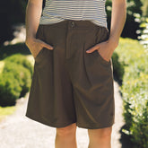 Paige Bermuda Shorts, Coffee