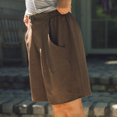Paige Bermuda Shorts, Coffee