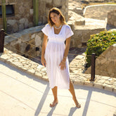 Billie Coverup, White Linen