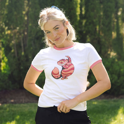 Disney Cheshire Cat Ringer Tee