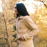 Canyon Fleece Button Up, Oat
