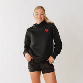 Utah Embroidered Dorm Hoodie, Black UU