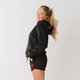 Utah Embroidered Dorm Hoodie, Black UU