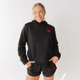 Utah Embroidered Dorm Hoodie, Black UU