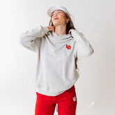 Utah Embroidered Tailgate Hoodie, Heather Grey UU