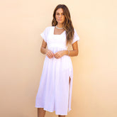 Billie Coverup, White Linen