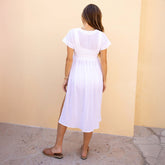 Billie Coverup, White Linen