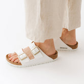 Birkenstock Arizona Birko Flor-Patent White