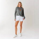 Texas Graphic Campus Crew, Heather Grey