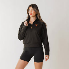 Texas Oxford Zip-Up, Black - Albion Fit