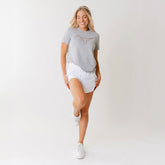 Texas Embroidered Tee, Heather Grey