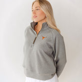 Texas Oxford Zip-Up, Heather Grey