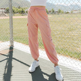 Jetsetter Cargo Joggers, Pink Bliss