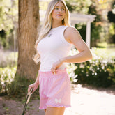 Disney Bow Lake Shorts, Pink Gingham