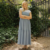 Cabo Midi Dress, Dusk Blue