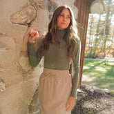 Tatum Turtleneck, Dusk Green