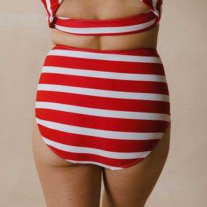 Broad Stripes High-Waisted Bottoms