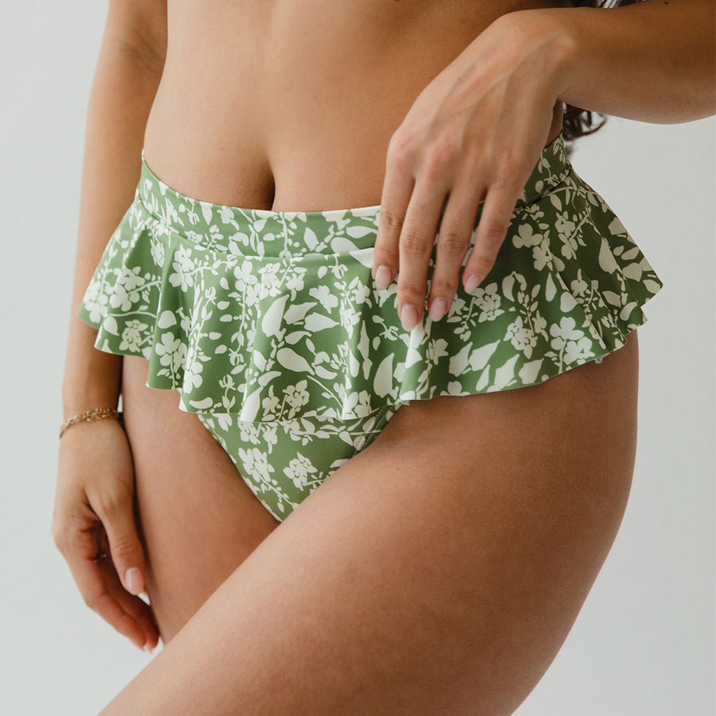 Sage Ivy Peplum Bikini Bottoms - Albion