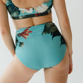 Turquoise Rica High-Waisted Bottoms