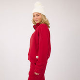 Oxford Terry Zip-Up, Red