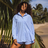 Kimber Button Down, Sand Bar Blue
