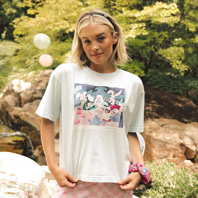 Disney Alice Tea Party Perfect Tee, Blue