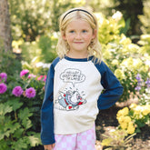 Mini Disney Baseball Tee, White Rabbit