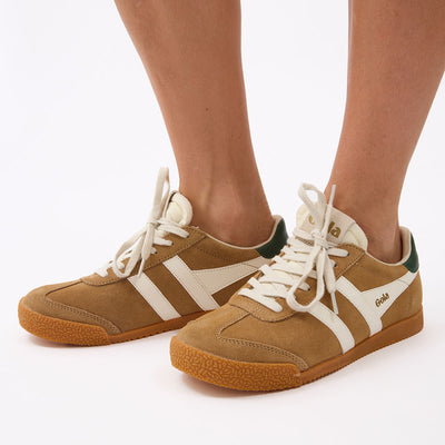 Gola Elan Sneakers, Brown Sugar/Evergreen