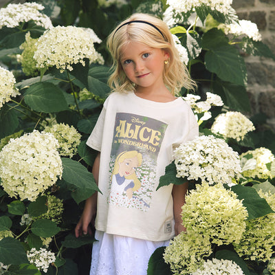 Mini Disney Alice in Wonderland Perfect Tee, Natural