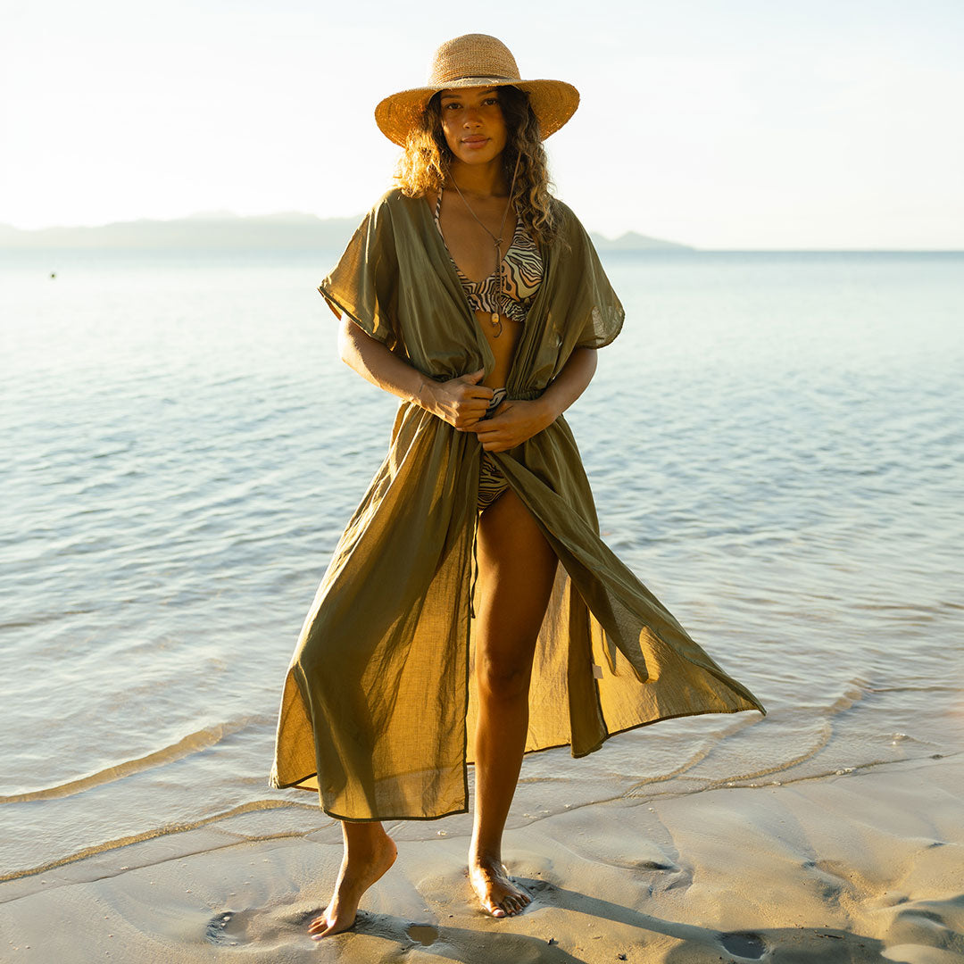 Riptide Cover-Up, Olive