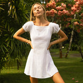 Lizzie Dress, White Eyelet