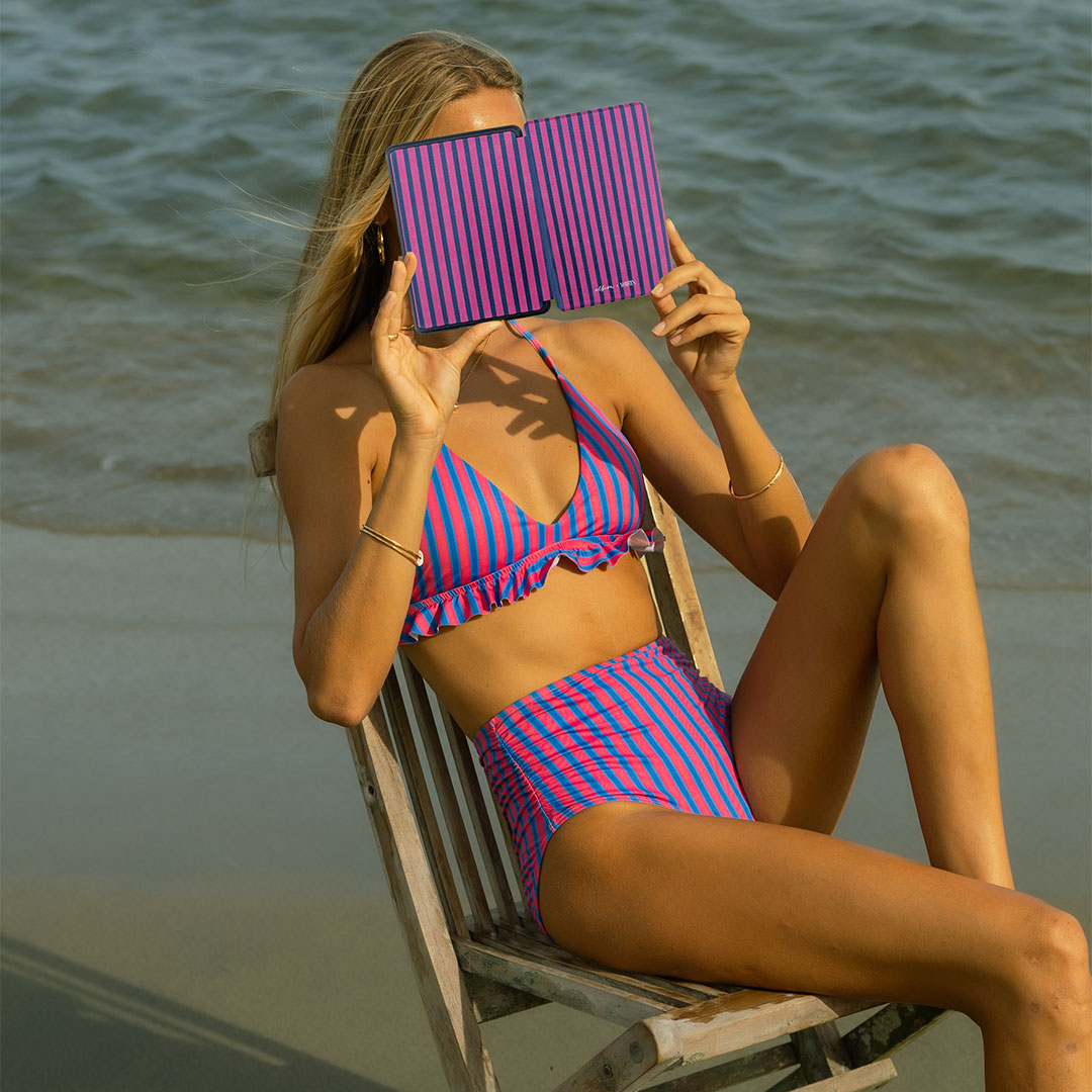 Kindle Cover-Berry Stripe - Albion Fit
