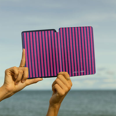 Kindle Cover-Berry Stripe