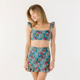 Costa Floral Bella Crop Top