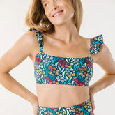 Costa Floral Bella Crop Top