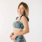 Costa Floral Bella Crop Top