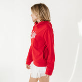 Utah Embroidered City Pullover, Crimson