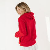 Utah Embroidered City Pullover, Crimson